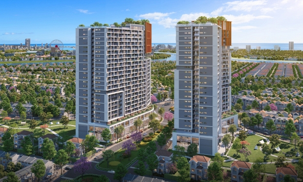 Cora Tower hưởng trọn lợi thế vị trí chiến lược giữa trục phát triển Nam Đà Nẵng