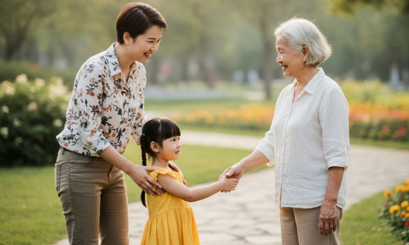 5 tình huống quen thuộc và cách ứng xử giúp con tự tin hơn khi gặp người lạ 