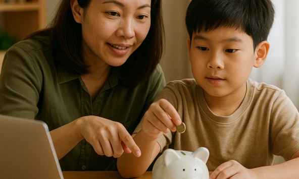 Nuôi con thời AI - Dạy con Quản lý tài chính và Khởi nghiệp mini cùng AI