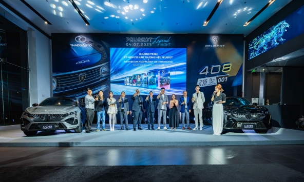 THACO AUTO giới thiệu Peugeot 408 Legend Edition, tôn vinh 215 năm di sản Pháp
