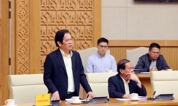 Lãnh đạo THACO tham dự cuộc họp với Chính phủ về dự án đường sắt tốc độ cao trên trục Bắc - Nam