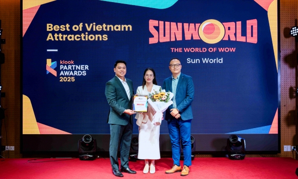 Sun World được chọn là thương hiệu tham quan và giải trí hàng đầu Việt Nam 2025
