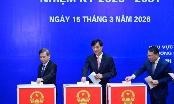 Hà Nội: 99,46% cử tri tham gia bỏ phiếu, nhiều khu vực đạt tỷ lệ 100%