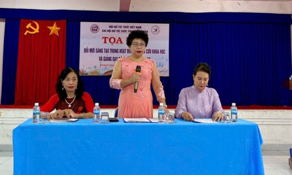 Nữ trí thức Khánh Hòa chia sẻ giải pháp thúc đẩy đổi mới sáng tạo trong giáo dục đại học