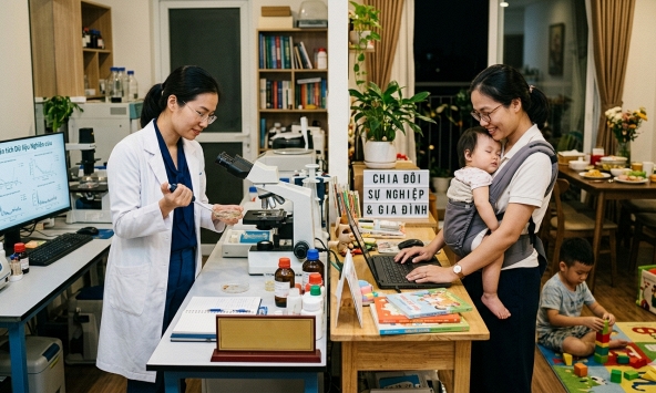 Áp lực kép của nữ trí thức: Khi gia đình và học thuật giao thoa