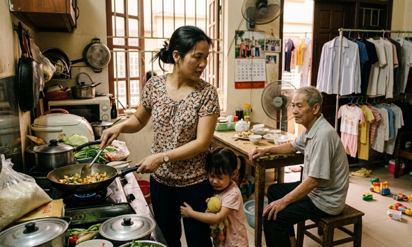 Quyền nghỉ ngơi của phụ nữ bị thu hẹp từ những việc không lương