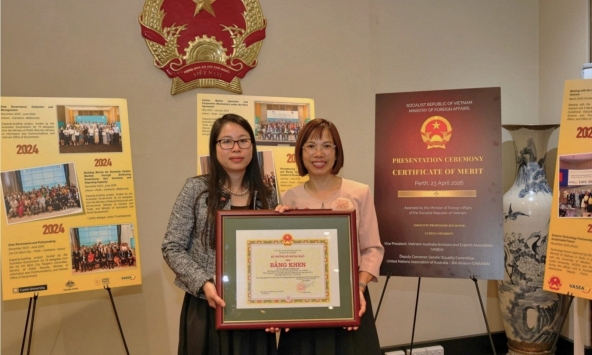Vinh danh nữ trí thức Việt Nam tại Australia với những đóng góp cho hợp tác song phương