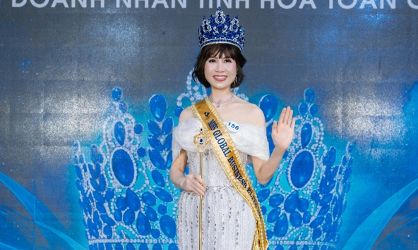 Doanh nhân Trương Thị Thu Huyền đăng quang Hoa hậu Doanh nhân Tinh hoa Toàn cầu 2026