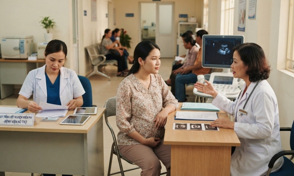 900.000 đồng sàng lọc trước sinh từ 2027 không phải tiền mặt cho thai phụ