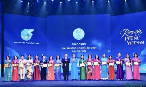 Vinh danh 5 tập thể, 12 cá nhân tại Giải thưởng Phụ nữ Việt Nam năm 2026
