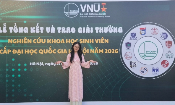Nữ sinh ĐHQG Hà Nội giành nhiều giải thưởng nghiên cứu khoa học với các đề tài về di sản