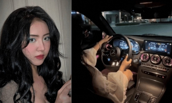 TikToker 2k4 'flex' xế hộp tiền tỷ, hé lộ nghề nghiệp thu nhập khủng 