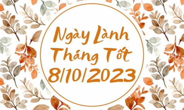 Xem ngày lành tháng tốt 8/10/2023: Đây là một ngày tốt cho rất nhiều việc!