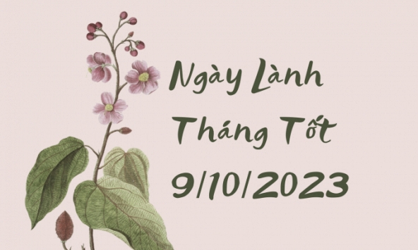 Xem ngày lành tháng tốt 9/10/2023: Mọi thứ đều suôn sẻ, dù gặp việc dữ cũng hóa lành!
