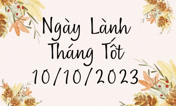 Xem ngày lành tháng tốt 10/10/2023: Hôm nay là ngày thiên thời địa lợi, chỉ cần nhân hòa mọi việc đều dễ thành công