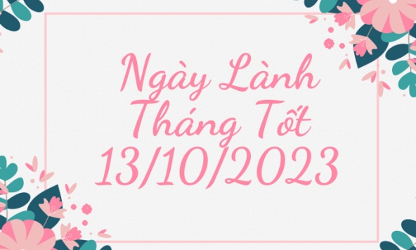 Xem ngày lành tháng tốt 13/10/2023: Nếu có kế hoạch thẩm mỹ, làm đẹp thì nên rời sang ngày khác
