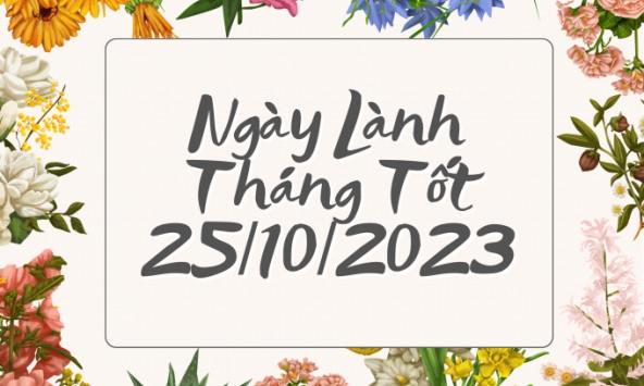 Xem ngày lành tháng tốt 25/10/2023: Nên chọn hôm nay để nhận xe, mua nhà