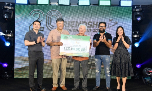 Giải golf hữu nghị quyên góp hơn 1,5 tỷ đồng hỗ trợ bệnh nhi ung thư