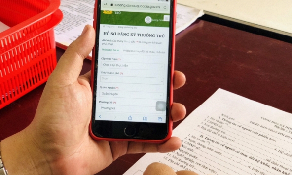 Có thể đăng ký thường trú, tạm trú bằng ứng dụng trên điện thoại thông minh từ 1/1/2024