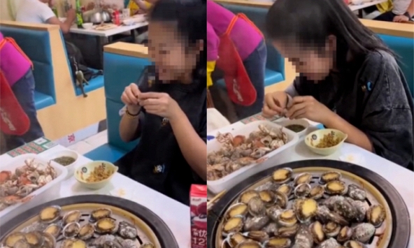 Bỏ 400.000 đồng đi ăn buffet, cô gái bị chủ nhà hàng quay clip 'bóc phốt' vì lấy một hơi hơn 100 con bào ngư, dân mạng bênh ai?