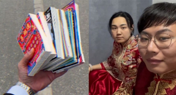 Dùng xấp thẻ cào làm quà cưới tặng bạn thân, chàng trai không bị chỉ trích mà còn được khen, cô dâu chú rể cũng vui vẻ ra mặt