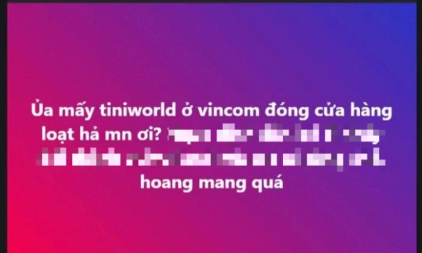 Nhiều phụ huynh bất ngờ khi hàng loạt cửa hàng tiNiWorld 'biến mất'
