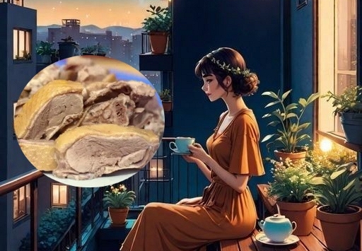 Buổi chiều anh rể mang về 2 con ngan, đến tối chị tôi đưa con về nhà ngoại