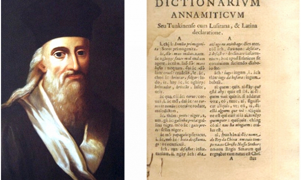 Alexandre de Rhodes và Francisco De Pina với định danh đường