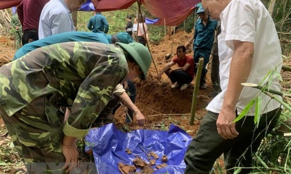 Tìm thấy hài cốt 17 chiến sỹ đặc công được chôn tập thể 50 năm trước