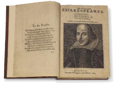 Gần 10 triệu USD cho bản sao tuyển tập kịch đầu tiên của Shakespeare