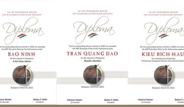 Nhà văn Bảo Ninh được trao Giải thưởng Nghệ thuật Danube 2022