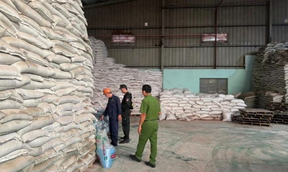 Tây Ninh: Triệt phá đường dây sản xuất hơn 70 tấn phân bón giả nhãn hiệu BACONCO