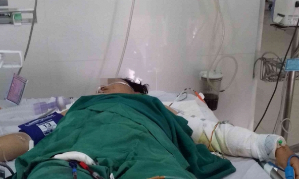 Người vợ đang mang thai bị chồng đổ xăng đốt đã tử vong