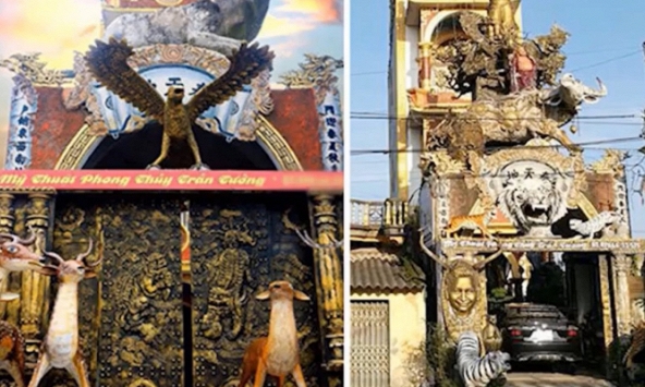 Ngôi nhà gần 10 tỷ đồng trông như động Ngưu Ma Vương ở Hưng Yên