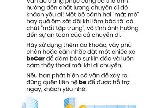 Khách đi Be, chớ dại... ăn mặc mát mẻ!