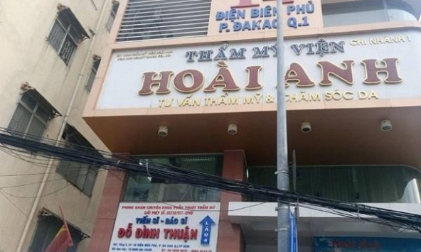 Thanh tra cơ sở thẩm mỹ Hoài Anh vì liên quan đến vụ khách hàng hôn mê sau khi xăm chân mày 
