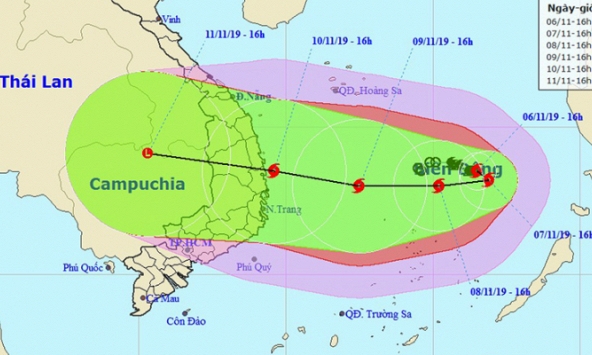 Narki là cơn bão mạnh nhất kể từ đầu năm 2019