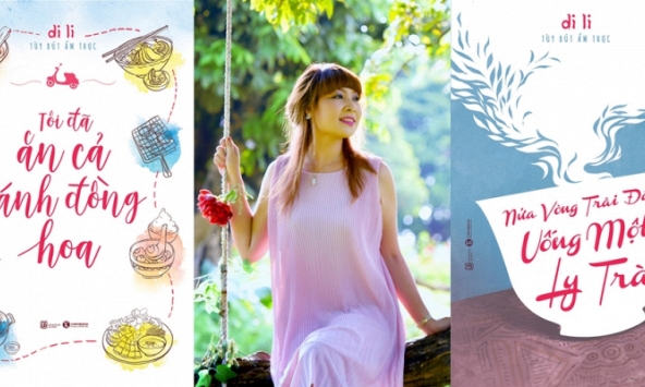 Nhà văn Di Li ra mắt bộ đôi tùy bút ẩm thực 'Tôi đã ăn cả cánh đồng hoa'