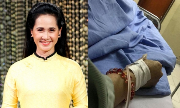 NSND Lan Hương đang nằm viện