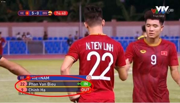 CĐV Việt Nam thất vọng vì chủ nhà Philippines mắc lỗi hiển thị sai tên cầu thủ 