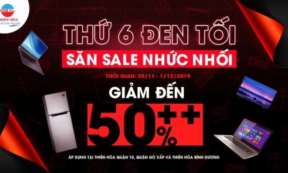 Ngành hàng điện máy tung chương trình hưởng ứng Black Friday