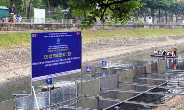 Thí điểm làm sạch sông Tô Lịch bằng công nghệ Nhật Bản đã thất bại