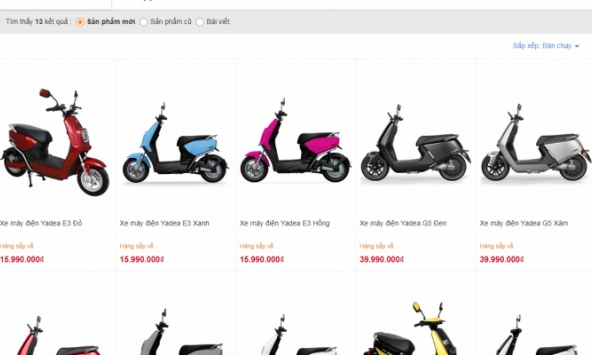 Điện máy Xanh nhảy vào bán xe máy điện