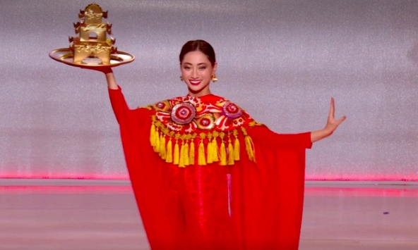 Nhìn lại  màn thể hiện lọt TOP 12 trong đêm chung kết Miss World của Lương Thuỳ Linh