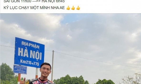 Ủy ban ATGT Quốc gia đề nghị xử lý phượt thủ lái xe  từ TPHCM ra Hà Nội chưa mất 20 giờ