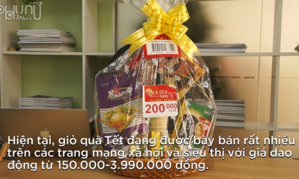 Giỏ quà Tết giá 200.000 đồng có gì bên trong?