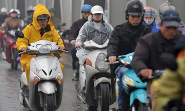 Miền Bắc đón Tết dương lịch trong trời mưa rét