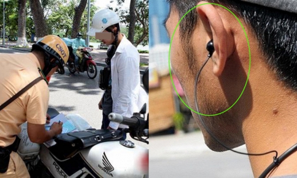 Từ 2020, đeo tai nghe khi lái xe máy có thể bị phạt đến 1 triệu đồng