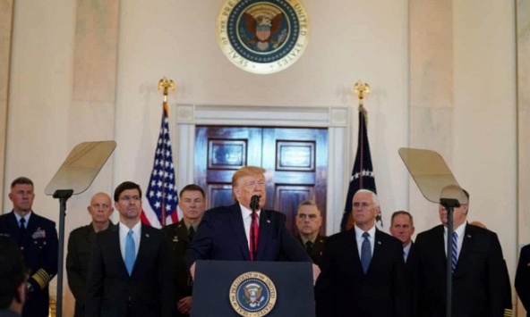 Tổng thống Donal Trump tuyên bố đang xem xét các lựa chọn để đáp trả Iran