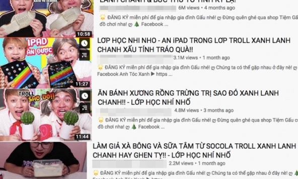 Kênh Youtube gần 4 triệu người theo dõi chứa nội dung nguy hại cho trẻ em